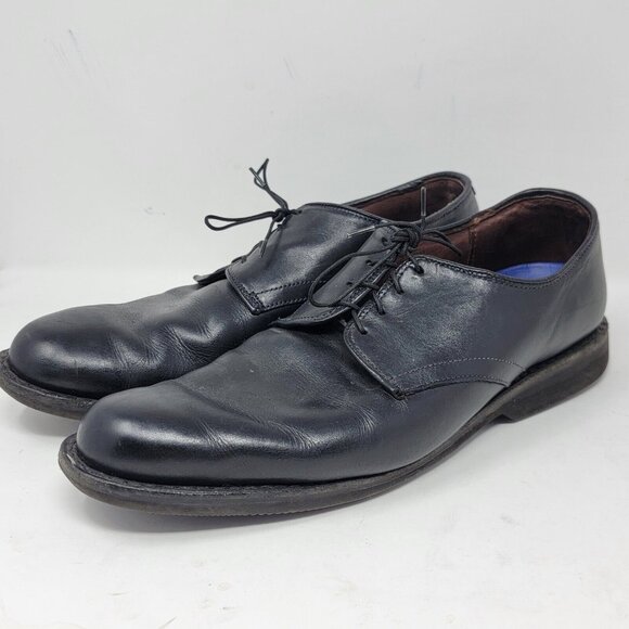 Allen Edmonds Road Warriors Black Leather Lace Up Shoes Men's Size‎ 11 - Picture 1 of 6